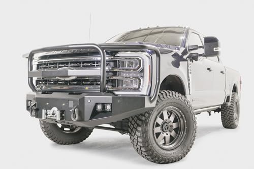 Fab Fours FS23-A5950-1 Front Winch Premium Bumper fits 23-23 Ford F-350 Super Duty - w/Full Grill Guard