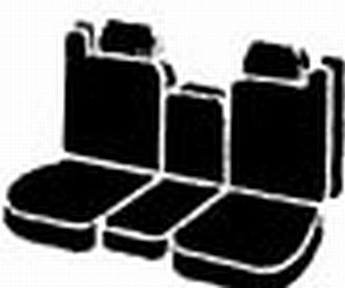 Custom Fit FIA OE38-16 Gray Front Seat Cover Split Seat 40/20/40 - Tweed, (Gray)