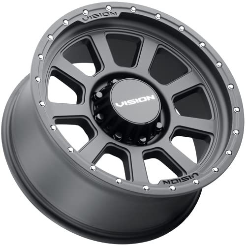 350 Ojos Vision 18x9 8x6.5" +12mm Satin Black Wheel Rim 18" Inch