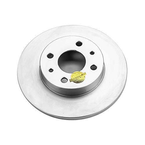 Rear Power Stop EBR1298EVC Evolution Genuine Geomet Coated Brake Rotor For Fiat 500 2012-2019 [Model Specific]