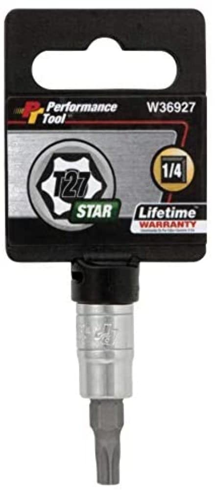 W36927 Performance Tool T-27 TR Star Bit Socket