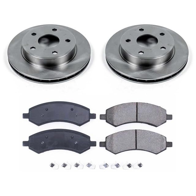 POWERSTOP Autospecialty KOE2193 Front Replacement Brake Kit-OE Brake Rotors & Ceramic Brake Pads