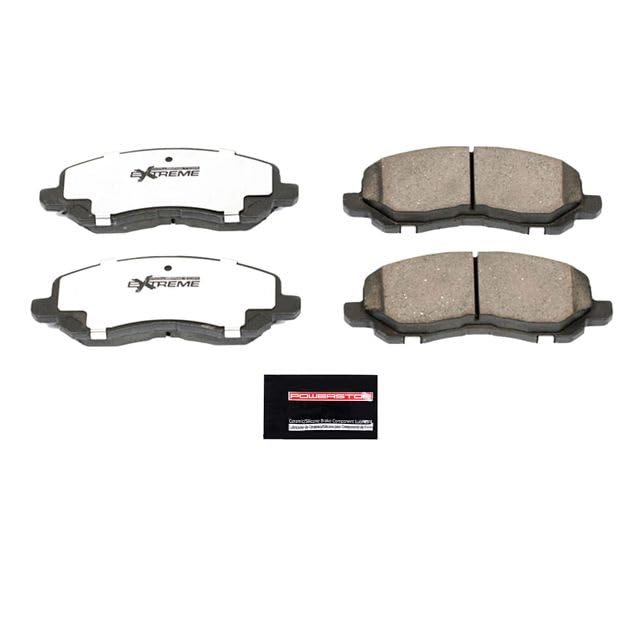 Power Stop Z26-866 Extreme Performance Front Brake Pads For Chrysler 200 Sebring Dodge Avenger Caliber Stratus Jeep Compass Patriot Mitsubishi Eclipse Galant Lancer Outlander [Application Specific]