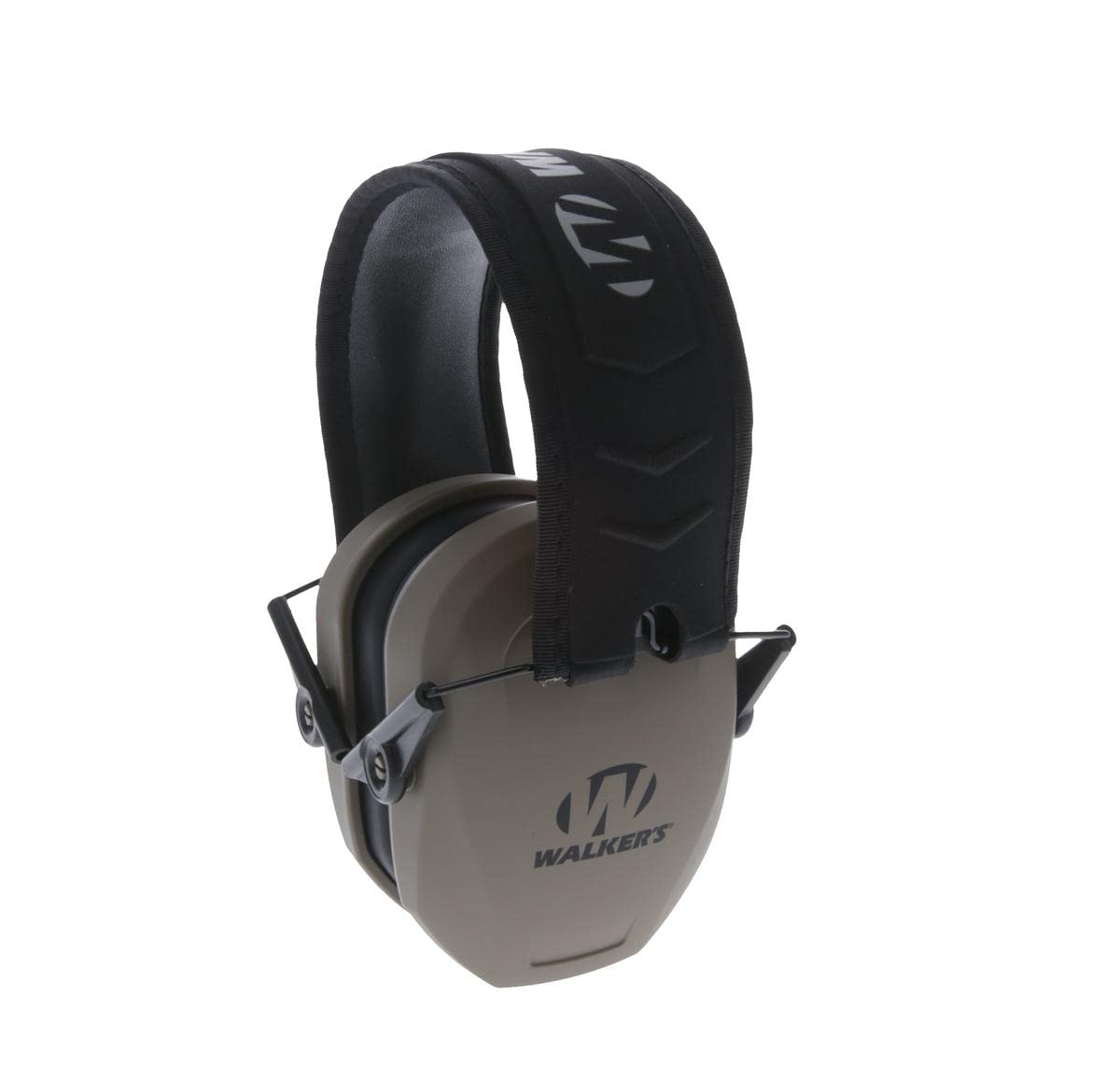 Walker's Passive Razor Slim Earmuff - Ultra Low-Profile Earcups - Flat Dark Earth (GWP-RSMPAS-FDE)