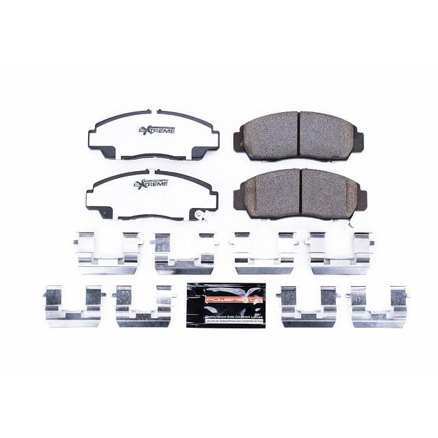 Power Stop Z26-787 Brake Pad Extreme Performance For Acura CL, Acura CSX, Acura RL, Acura TL, Acura TSX, Honda Accord [Model Specific] New Formulation