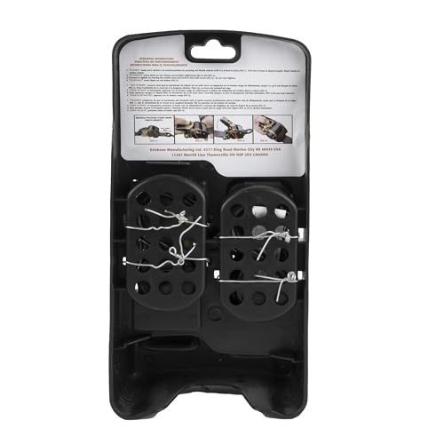 1in x 10ft Erickson Pro Series Black Retractable Ratcheting Tie-Down Straps, Heavy-Duty Secure Hold, 1500 lb Load Capacity, Pack of 2