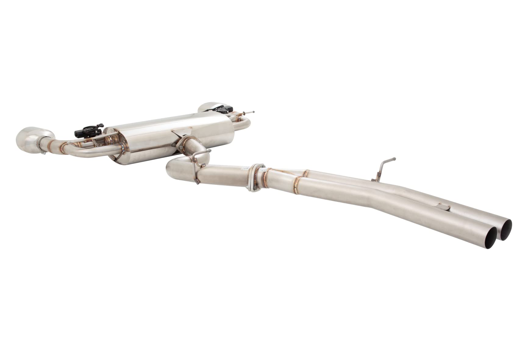 XFORCE Twin 2.5" To 3" ESRS317HVKCS Stainless Steel Cat-Back System With VAREX Adjustable Muffler for Audi 8V RS3 Hatch