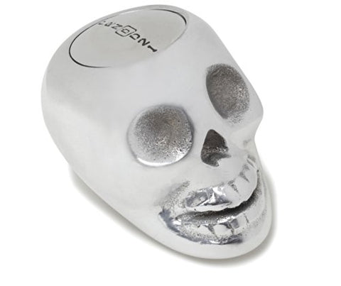 GM FM Shifter 4L60E Black 8" Single Bend Lever Skull Knob
