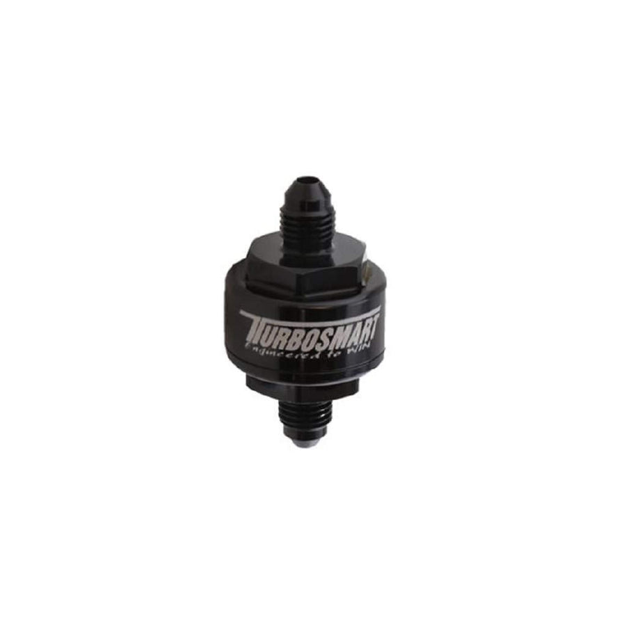 Turbosmart Billet TS-0804-1001 Turbo Oil Feed Filter w/ 44 Micron Pleated Disc AN-3 Male Inlet
