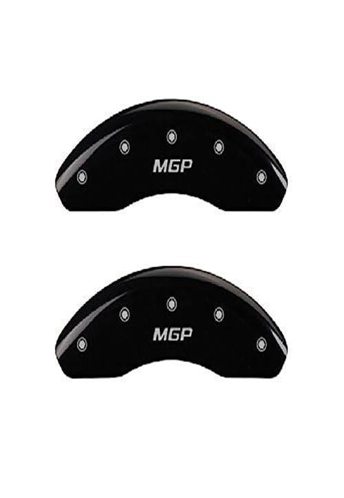 Brake Caliper Covers MGP Compatible with 2020-2024 Kia Telluride - Red Powder-Coated Finish, Engraved Kia Logo, Aluminum Front and Rear Caliper Covers
