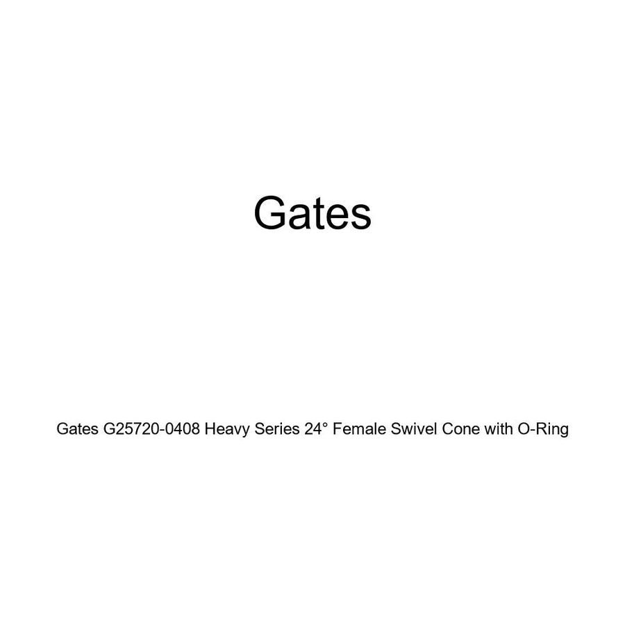 Gates Female G25720-0408 DIN 24 Cone Swivel - Heavy Series with O-Ring (MegaCrimp)