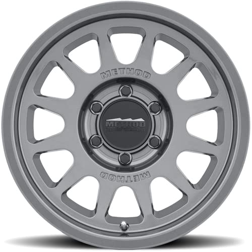 Method Race Wheels MR703 17x9 Bead Grip, 12mm Offset, 6x5.5, 106.25mm Centerbore, Gloss Titanium, MR70379060812N