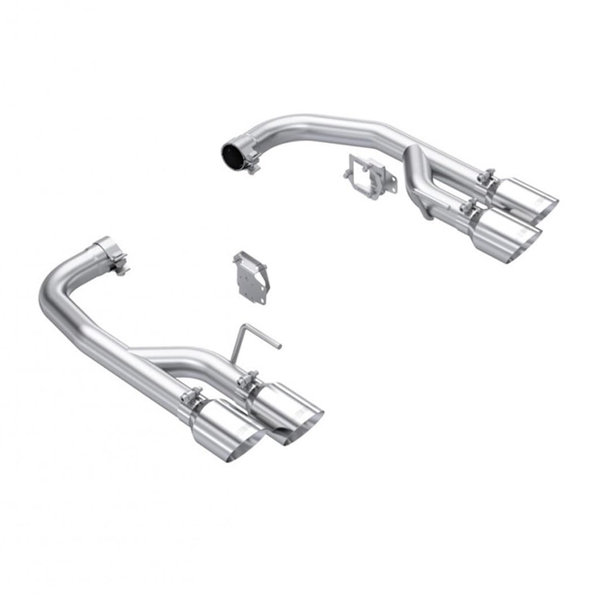 2024 Ford Mustang GT MBRP 5.0L T304 SS 2.5in Cat-Back Dual Rear w/ Quad Tips