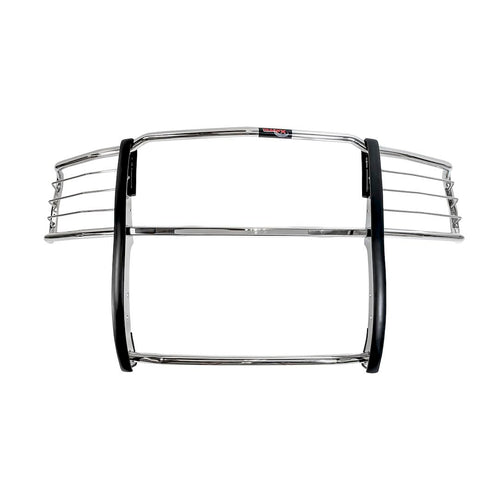 Grille Guard TrailFX E0033S with Brush Guard for Chevrolet Silverado 1500 2014-2018 Polished Stainless Steel 1-Piece Grill Guard