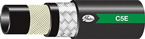 C5E High-Temperature Flexline Hose, Gates 175-3016-0400 Synthetic Rubber, Maximum Pressure: 400, -40 degrees F to 300 degrees F Temperature Range, 165' Length
