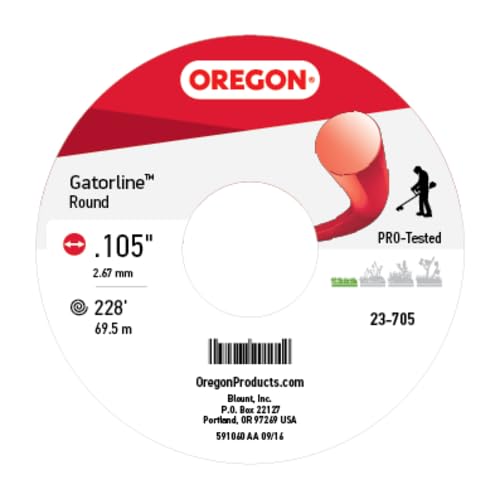 Oregon FITS GATORLINE Part # 23-705, .105 RED RD 1LB Spool