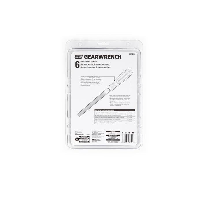6 Pc. GEARWRENCH Mini File Set - 82821H