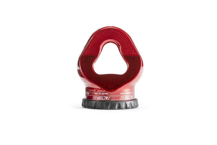 Factor 55 E Prolink Titanium Double Shear Pin, Designed for Steel Cables and Synthetic Winch Ropes up to 3/8" Diameter - Red
