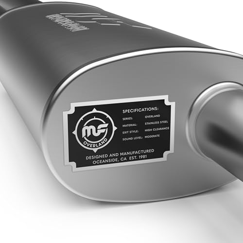 MagnaFlow Exhaust System Performance 19620: Axle-Back, Overland Series, For 2018-2025 Jeep Wrangler, Single Straight Passenger Side Rear Exit
