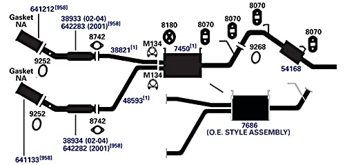 Exhaust Tail Pipe AP Exhaust Products 54168