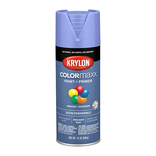 Krylon® COLORmaxx 5573, Periwinkle, Satin-12 Ounce Aerosol Paint, (Pack of 1)