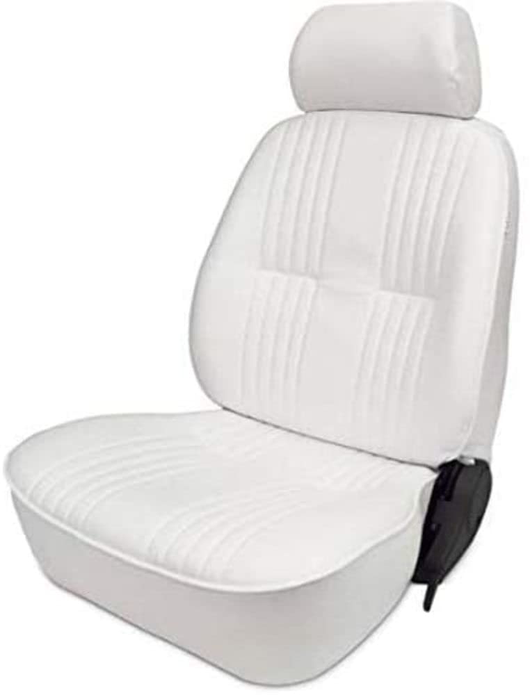 ProCar 80-1300-53L White Vinyl Racing Pro90 Recliner Left Seat by Scat