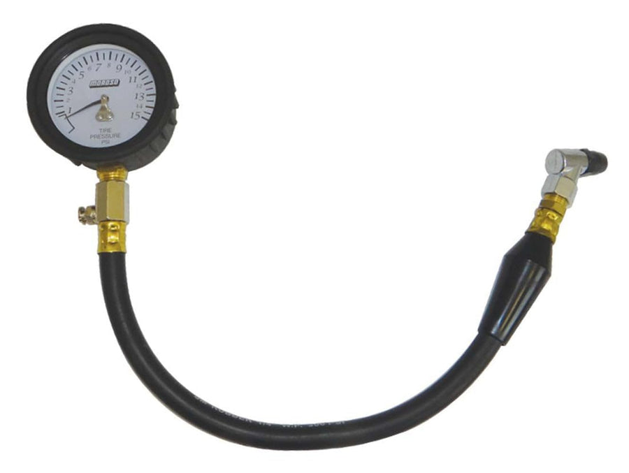 Garage Series Moroso Tire Pressure Gauge 0-15 Psi