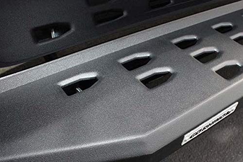 RB20 Running Boards & Brackets Go Rhino | Galvanized Steel, Textured Black | 69415587PC | Fits 2015-2024 Ford F-150 Super Crew Cab & Others (See Description)