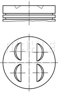 Piston Mahle - 083 12 01