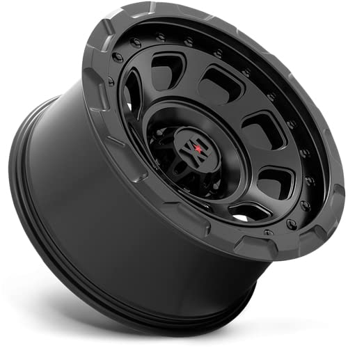 Xd861 Satin Black Wheel XD Wheels with Alloy Steel (20 x 9. inches /8 x 124 mm, 18 mm Offset)
