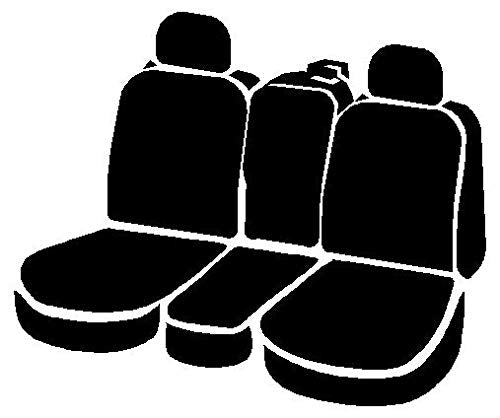 Custom Fit FIA TRS48-38 Black Front Seat Cover Split Seat 40/20/40 - Saddle Blanket (Solid Black)