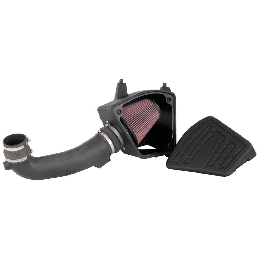 Cold Air Intake System K&N: High-Flow Air-Filter, Increase Performance & Horsepower: Compatible with 2019-2020 CHEVROLET Silverado 1500; 2019-2020 GMC Sierra 1500, 63-3117