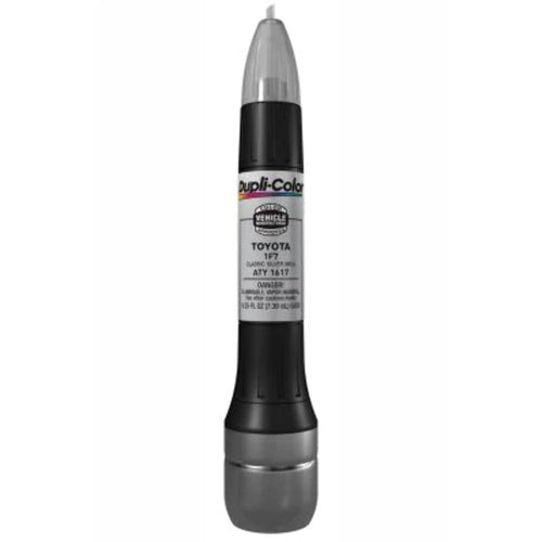 Dupli-Color All-in-1 Scratch Fix Touch Up Paint, Gloss, Classic Silver Mica, .50 fl. oz.