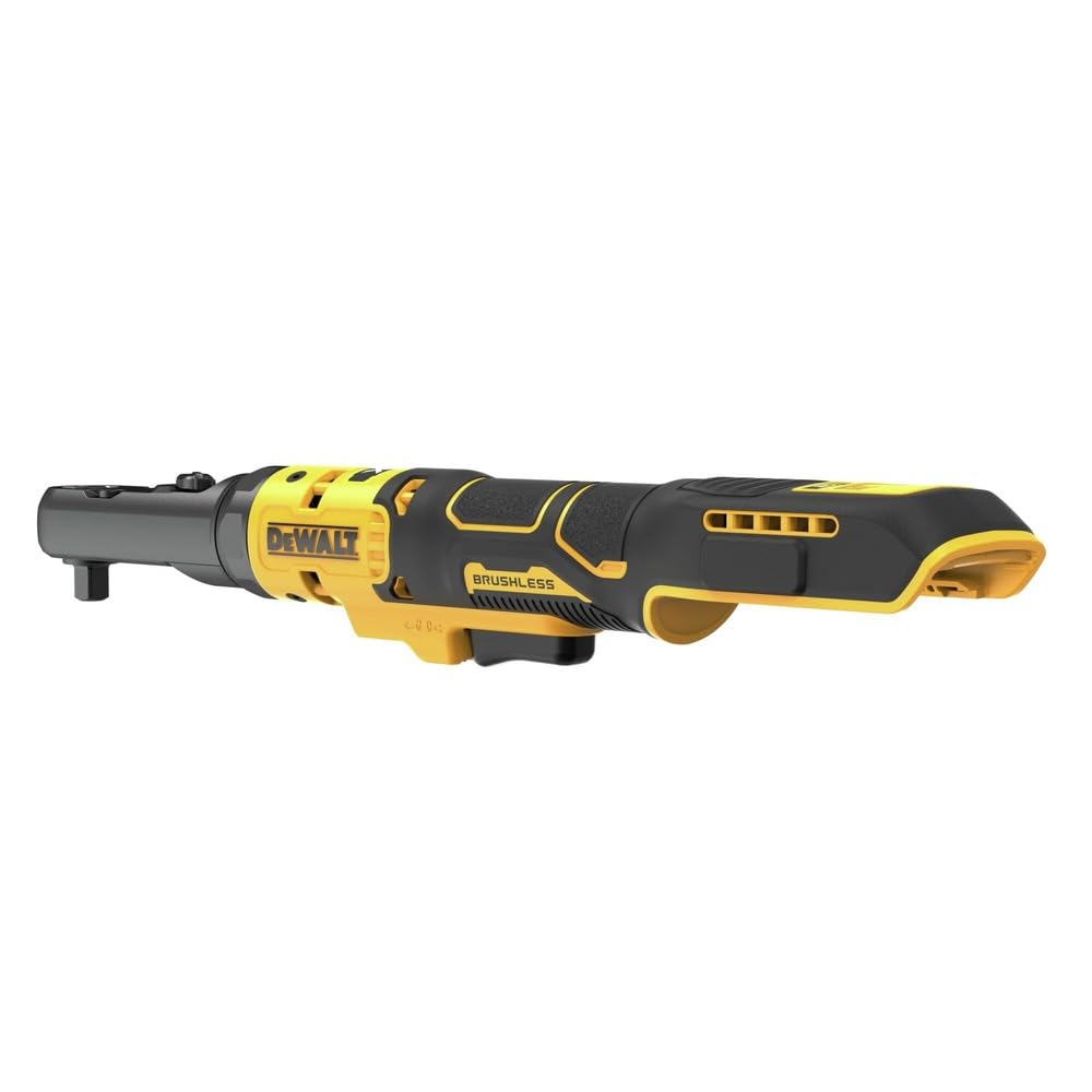 DEWALT 20V MAX XR Cordless Ratchet, Bare Tool Only 3/8" and 1/2" Sealed Head Ratchet (DCF510B)
