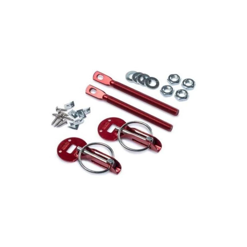 Red Sparco 01606AR Hood Pin