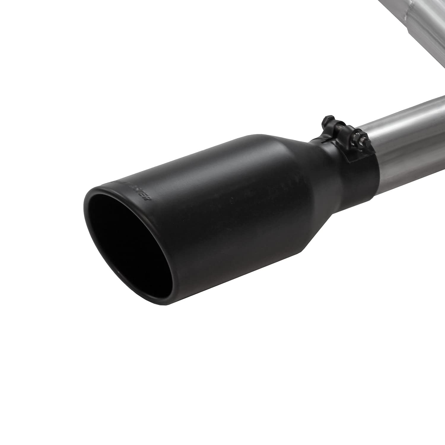 Flowmaster FlowFX 718106 Cat-Back Exhaust Kit 2.5 Inch Dual Side Exit 409 Stainless Steel 4.5 Inch Black Ceramic Tips Compatible with 2007-2009 Toyota Tundra 5.7L 2/4WD All Wheelbases