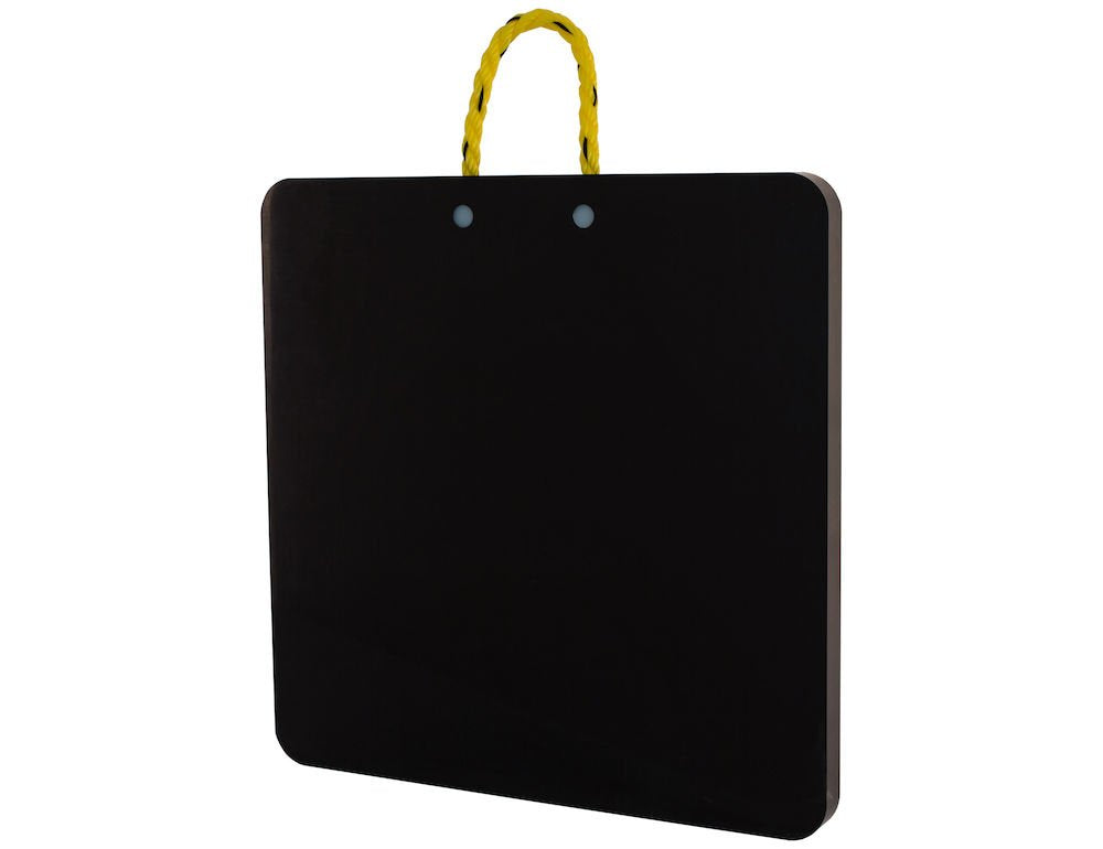 Buyers Products HDPE Poly Outrigger Pad 24x24x1.5 Inch – Heavy Duty Jack Pad for Utility Trucks, Cranes, RV Accessories – Lightweight Non Slip Pad with Rope Handle for Trailers & Campers