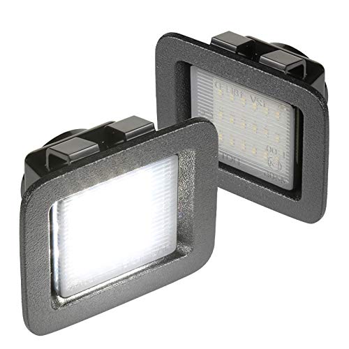 High Power LED Rear License Plate Lights Spec-D Tuning Compatible with Ford F150 2015-2019