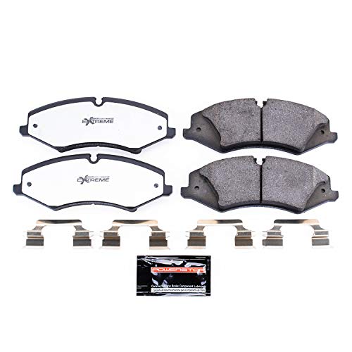 Power Stop Z36-1425 Z36 Truck & Tow Carbon Fiber-Ceramic Brake Pads with Hardware For Land Rover LR4 2010, Land Rover Range Rover 2010-2012, Land Rover Range Rover Sport 2010 [Model Specific]