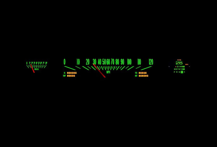 Dakota Digital Retrotech Gauge Instrument System RTX-69C-NOV-X Compatible with 1969-76 Chevy Nova, 1973-75 Buick Apollo, 1975-76 Skylark, 1973-76 Olds Omega and 1971-76 Pontiac Ventura