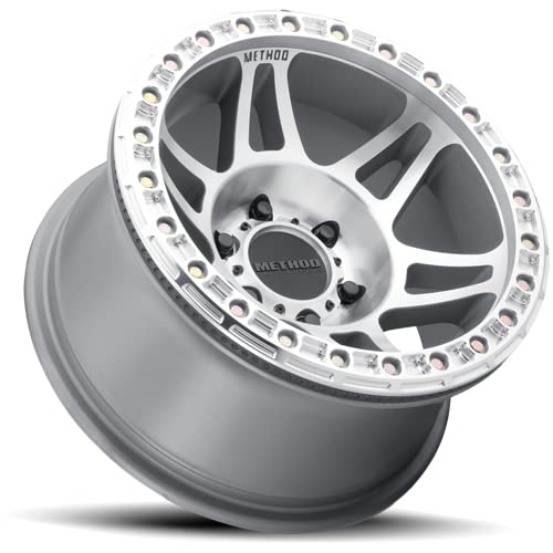 Machined Method Race Wheels 106 Beadlock Clear Coat (17 x 9. inches /8 x 6 mm, -44 mm Offset)