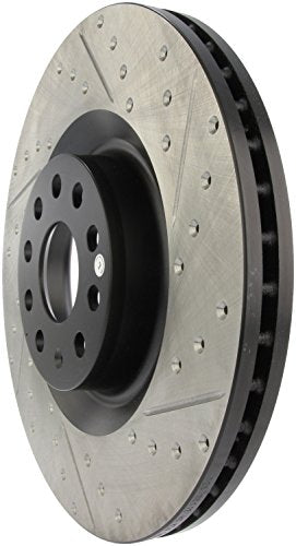 Sport Drilled/Slotted Brake Rotor StopTech 127.33112L (Front Left), 1 Pack