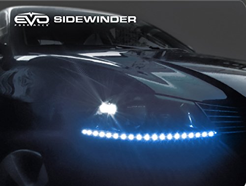 EVO Formance CIPA 93308 LED Sidewinder Eyebrows, Blue