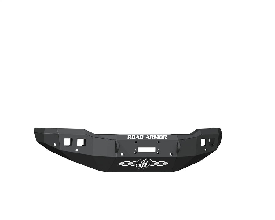 Stealth Road Armor 4192F0B Front Winch Bumper - Texture Black - Compatible with: 2019-2024 RAM 2500 3500