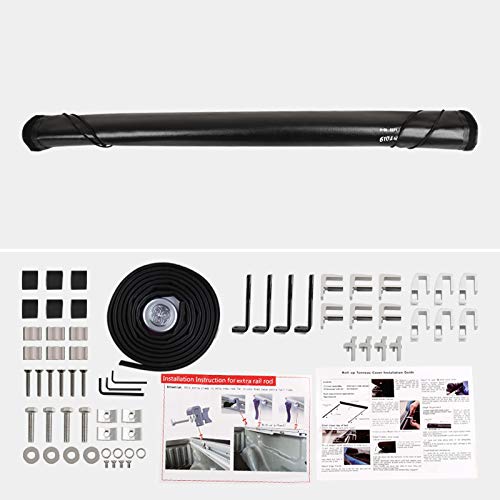 Soft Roll Up Vinyl Tonneau Cover Spec-D Tuning Compatible with 2005-2016 Nissan Frontier 5' Bed