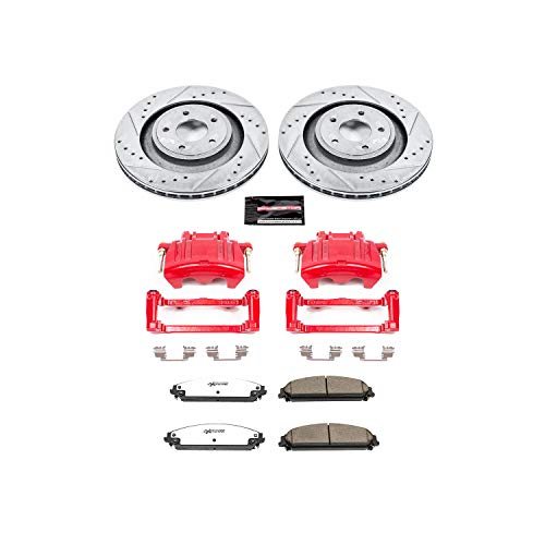 Power Stop KC5565-26 Z26 Street Warrior Front Brake Kit For Dodge Caliber 2008-2009 [Model Specific]