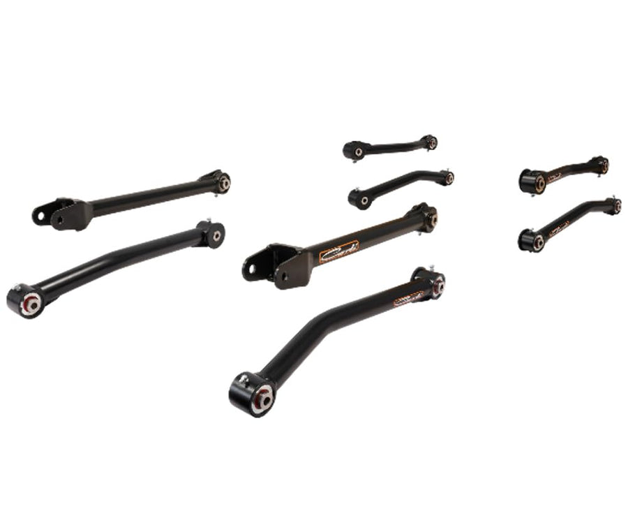 SUSPENSION CARLI FRONT & REAR CONTROL ARM KIT for 07-17 Jeep Wrangler JK JKU