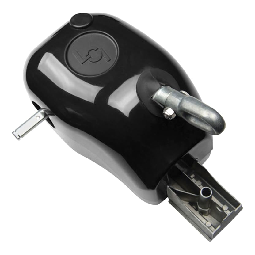 300031 Lippert Components Solera Manual Crank Style Awning Drive Head Assembly, Black