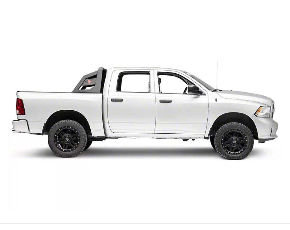 Armour BLACK HORSE Roll Bar Matte Black Compatible with 2001-2006 Chevrolet Silverado 3500|2007-2022 Chevrolet Silverado 3500 HD-RB-AR1B