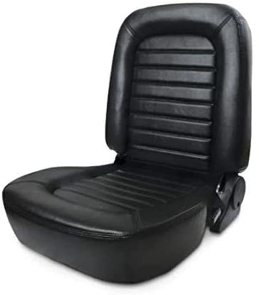 Classic ProCar by Scat Low Back Recliner Left Black Leather